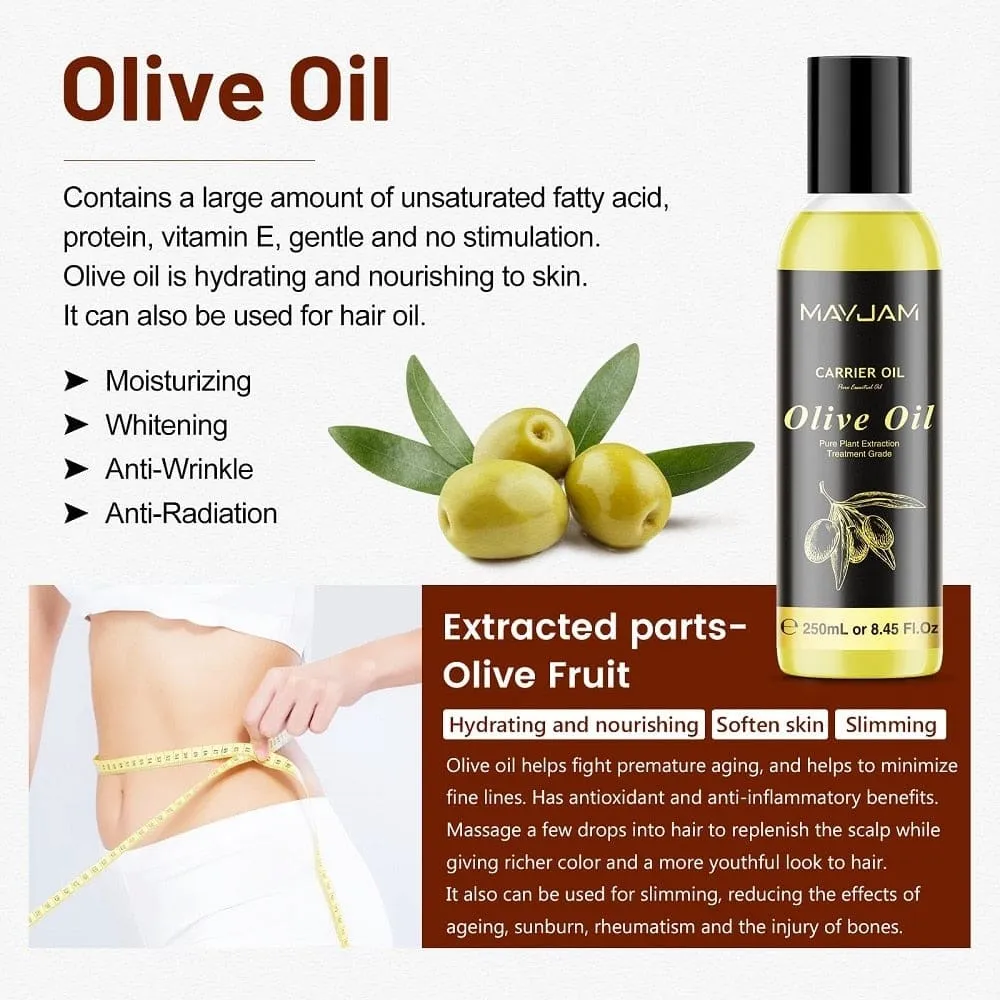 250ml 8.8oz Coconut Oil Make Cuticle Oil Creams Body Oils Lip Balms Sweet Almond