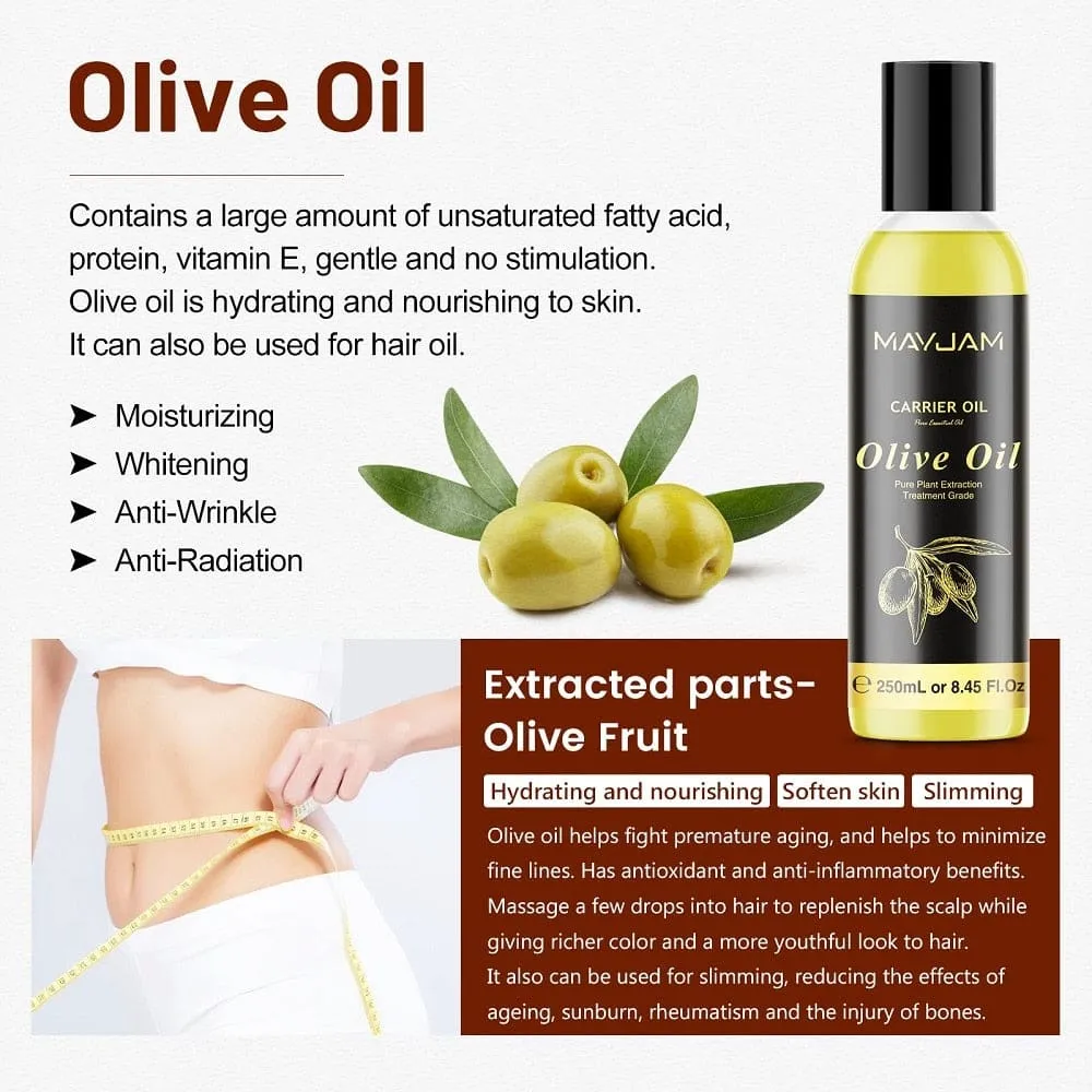 250ml 8.8oz Coconut Oil Make Cuticle Oil Creams Body Oils Lip Balms Sweet Almond