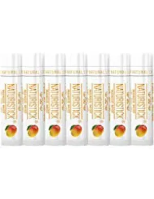 7-Pack Mango Lip Balm Gift Set by Naturistick. 100% Natural Ingredients. Best Beeswax Chapstick for Dry, Chapped Lips. Made in USA