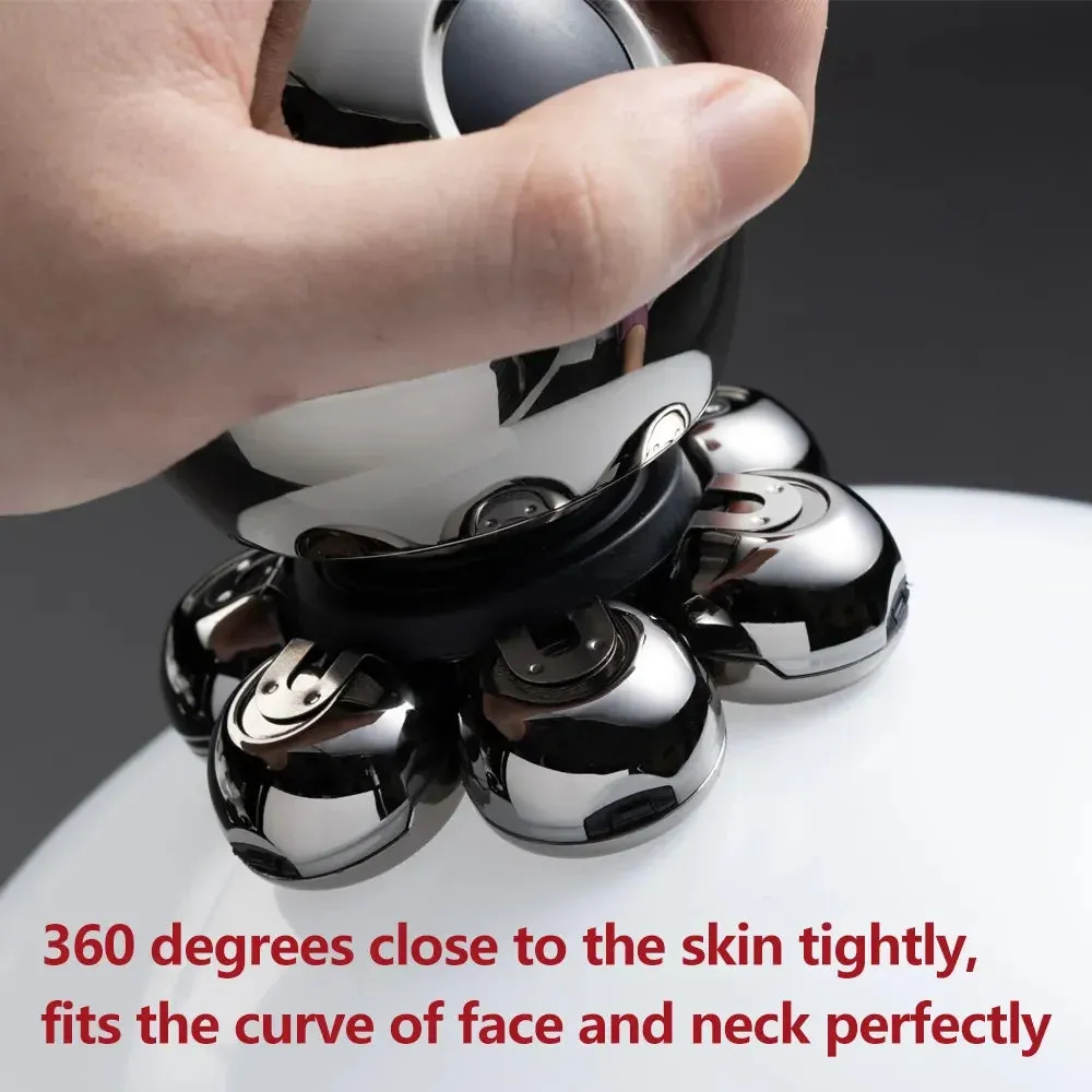 7d Floating Cutter Head Electric Shaver for Men Portable Waterproof and Rechargeable Beard Trimmer and Clipper
