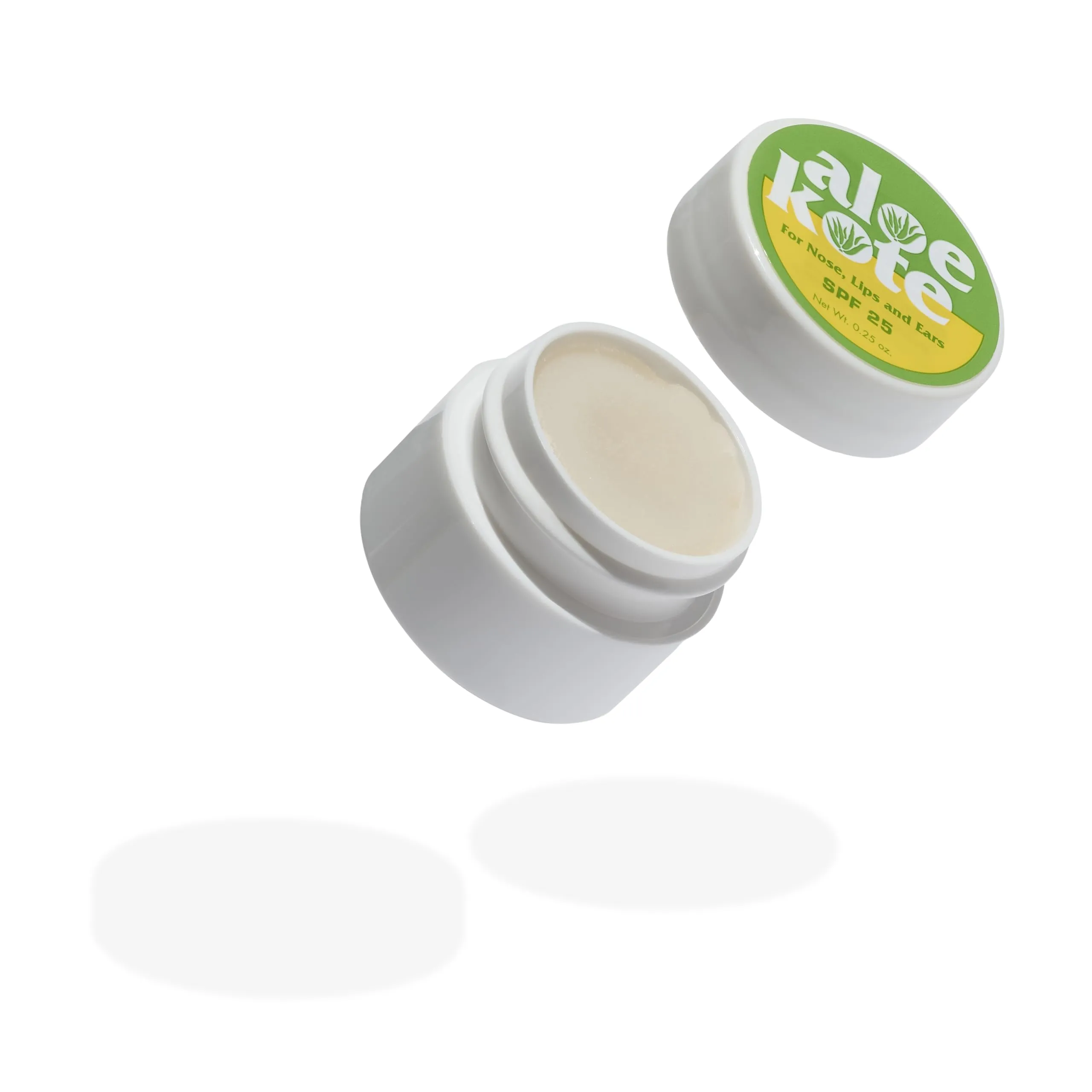 Aloe Kote SPF 25 - .5 Oz Jar - Aloe Ups Premier SPF 25 Lip Balm with Aloe Vera and Moisturizing oils - Alcohol Free - Assorted Lip Care Pack - 2 Pack
