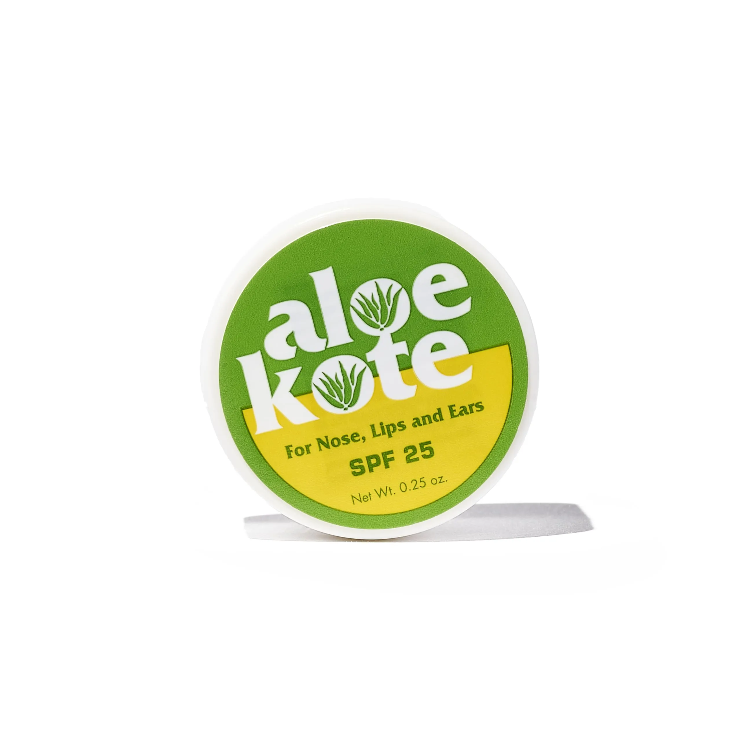 Aloe Kote SPF 25 - .5 Oz Jar - Aloe Ups Premier SPF 25 Lip Balm with Aloe Vera and Moisturizing oils - Alcohol Free - Assorted Lip Care Pack - 2 Pack