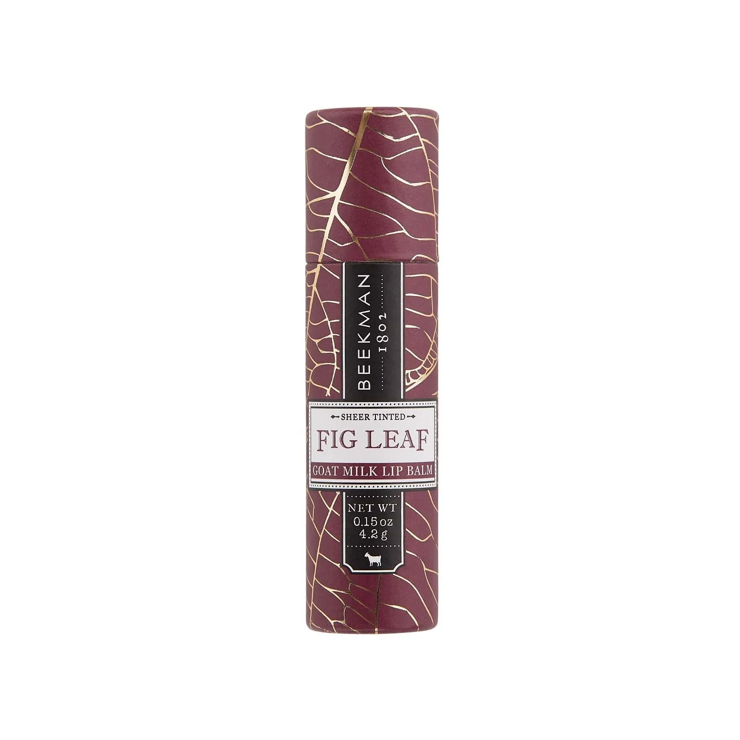 Beekman 1802 - Lip Balm - Fig Leaf - Luxuriously Moisturizing Goat Milk Lip Balm For Dry, Cracked Lips - Goat Milk Lip Care - 0.15 oz