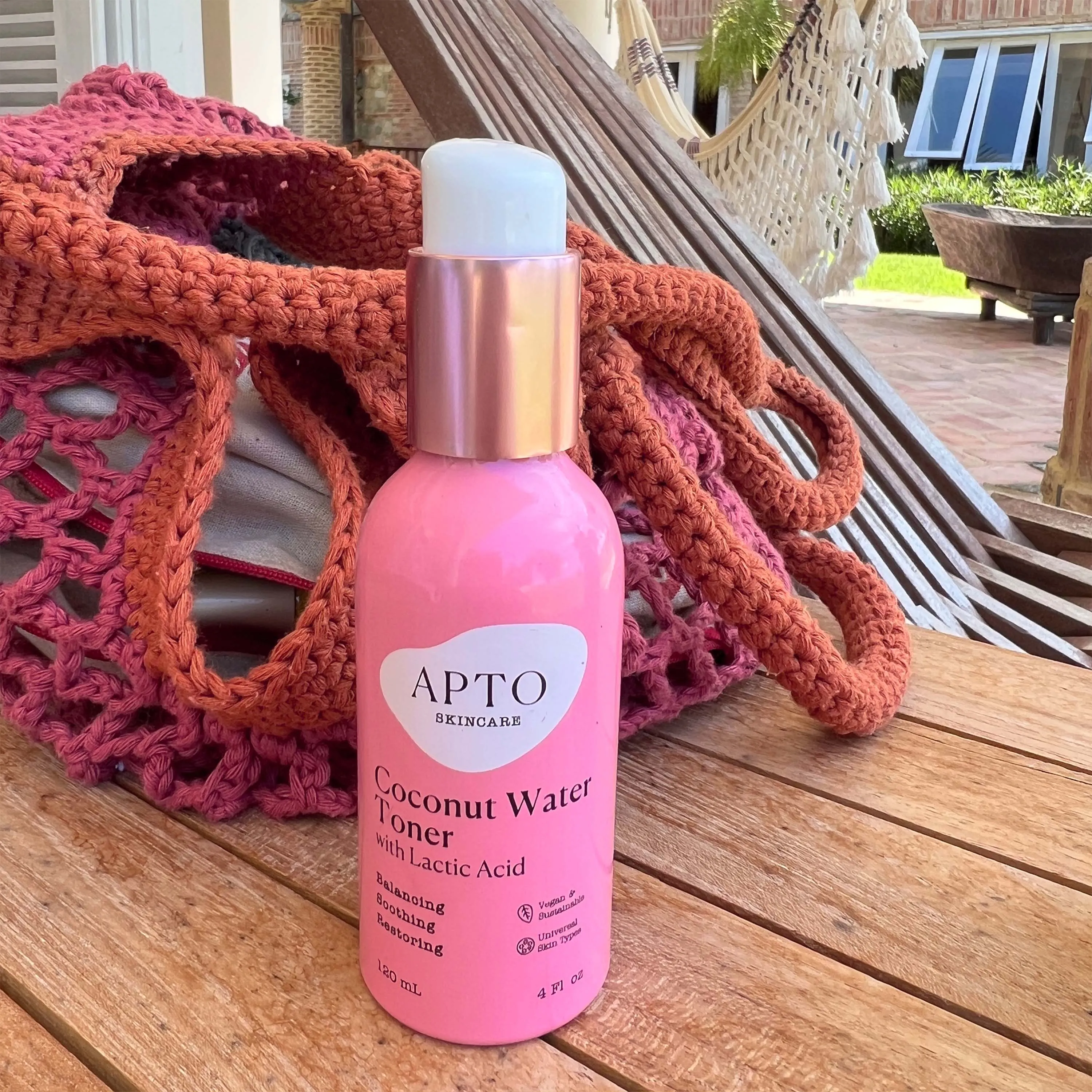Coconut Water Toner with Lactic Acid, Balancing & Hydrating Toner