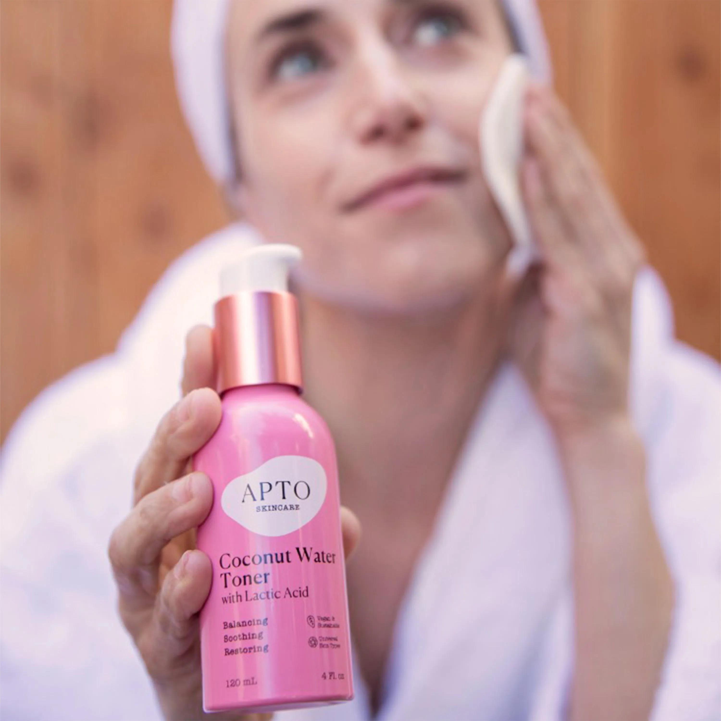 Coconut Water Toner with Lactic Acid, Balancing & Hydrating Toner