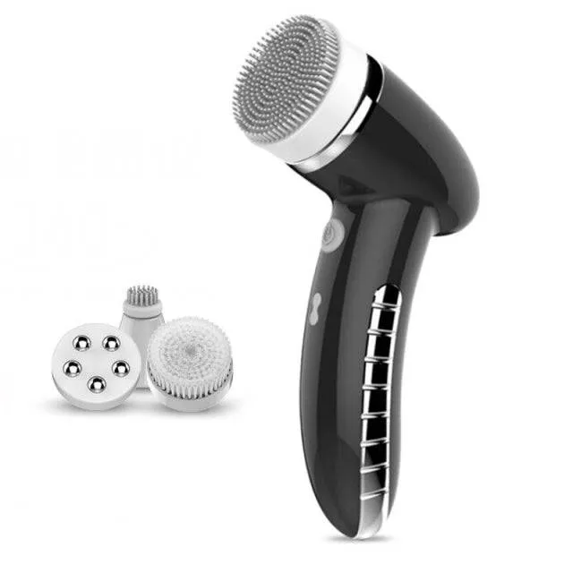 Facial Cleansing Brush 360 Degree Rotation Mini Face Cleaner Deep Pore Blackhead Cleaning Machine Electric Face Massage