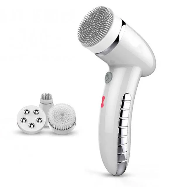 Facial Cleansing Brush 360 Degree Rotation Mini Face Cleaner Deep Pore Blackhead Cleaning Machine Electric Face Massage