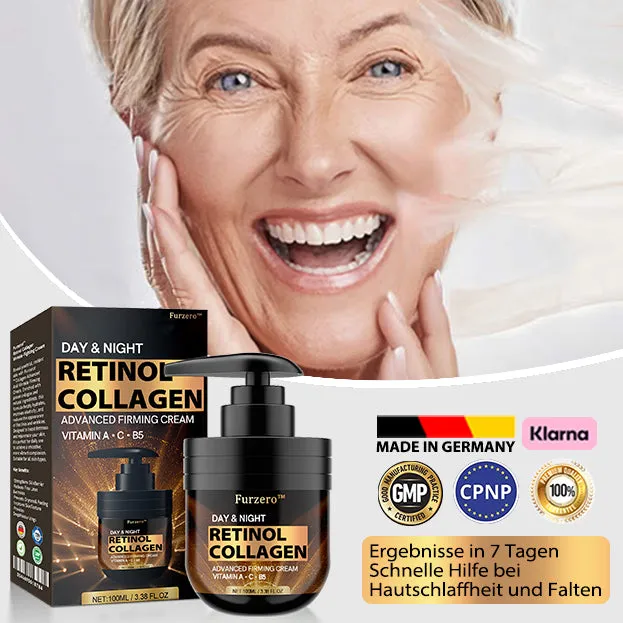 GMP-zertifiziertFurzero Retinol Kollagen  Faltenreduzierende Anti-Aging Creme