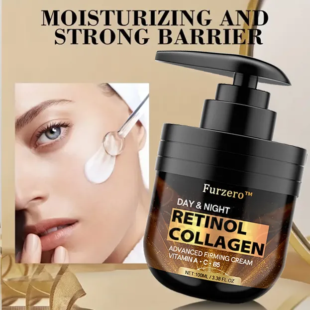 GMP-zertifiziertFurzero Retinol Kollagen  Faltenreduzierende Anti-Aging Creme
