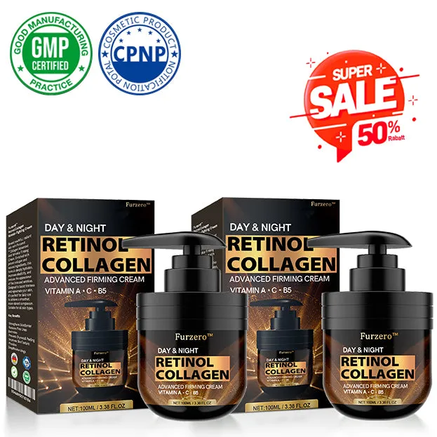 GMP-zertifiziertFurzero Retinol Kollagen  Faltenreduzierende Anti-Aging Creme