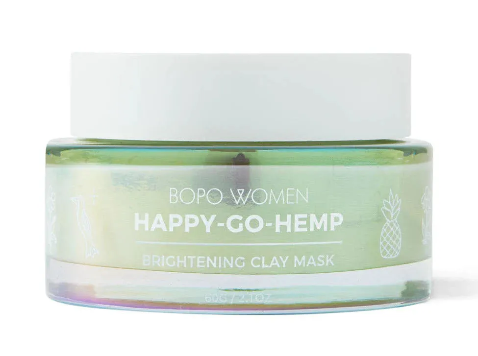 HAPPY-GO-HEMP BRIGHTENING CLAY MASK