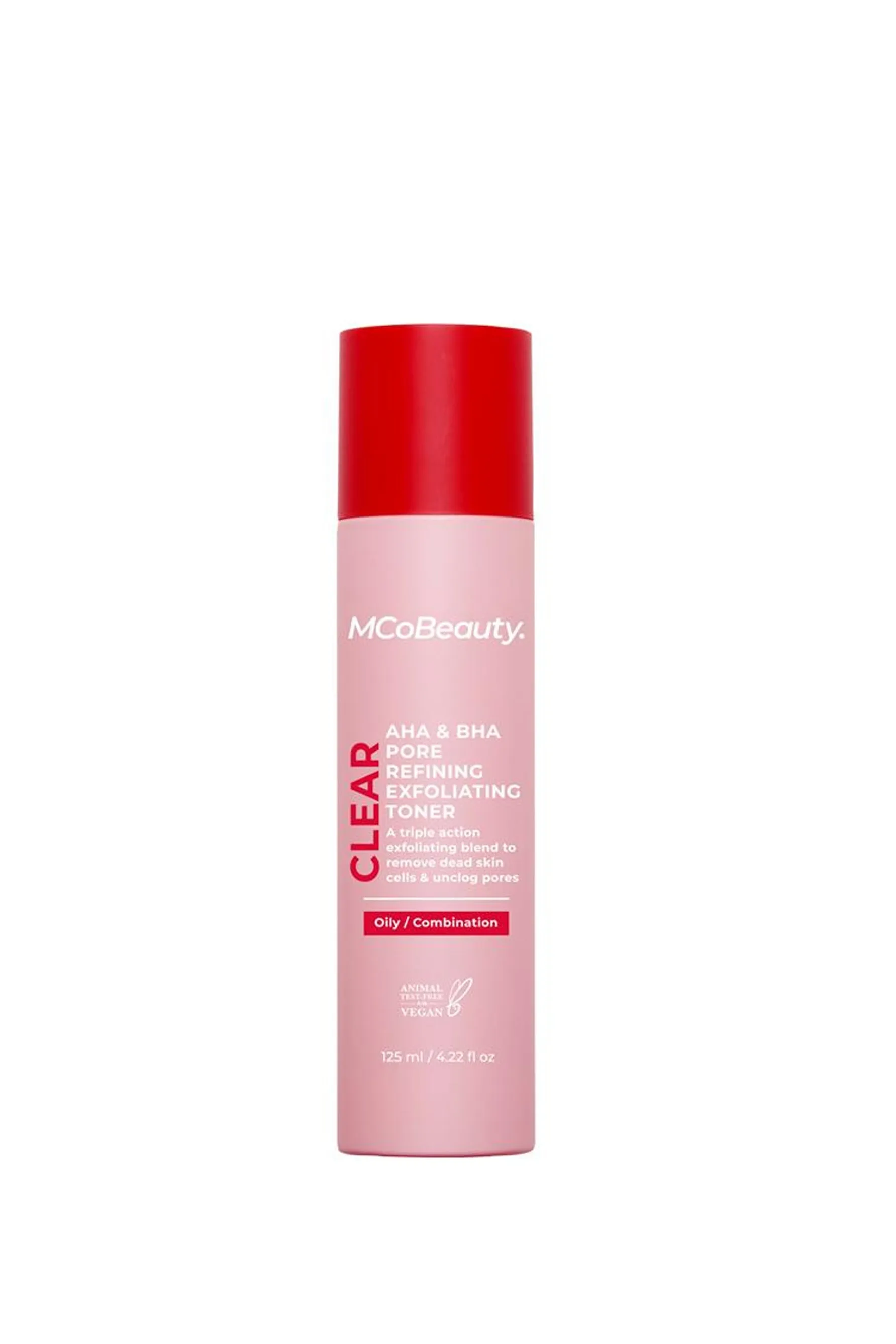 MCoBeauty AHA & BHA Exfoliating Toner 125ml