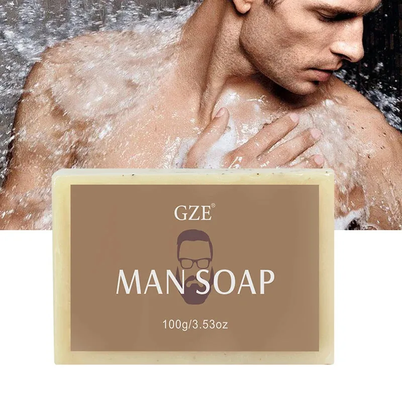Men's 3-in-1 Exfoliating Scrub Bar | Body, Face & Shaving Cleanser - Hydrating & Moisturizing Soap