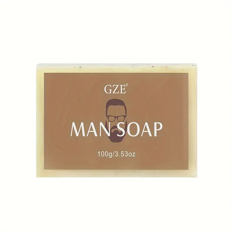 Men's 3-in-1 Exfoliating Scrub Bar | Body, Face & Shaving Cleanser - Hydrating & Moisturizing Soap