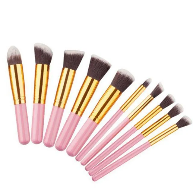 Professional Make Up Set 10 Brushes
