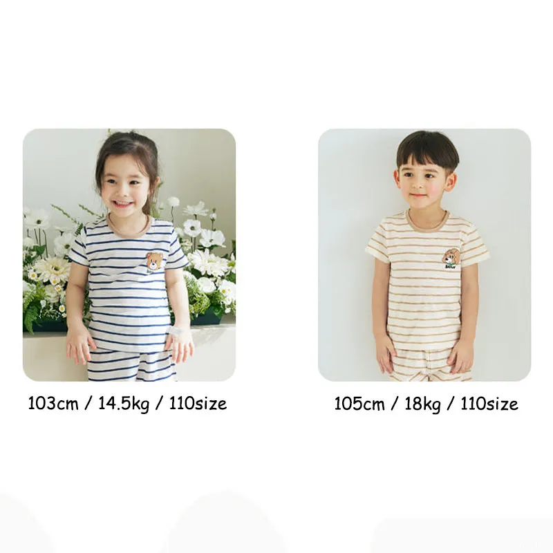 Refreshing Peach Short Sleeves Set 2407MK24