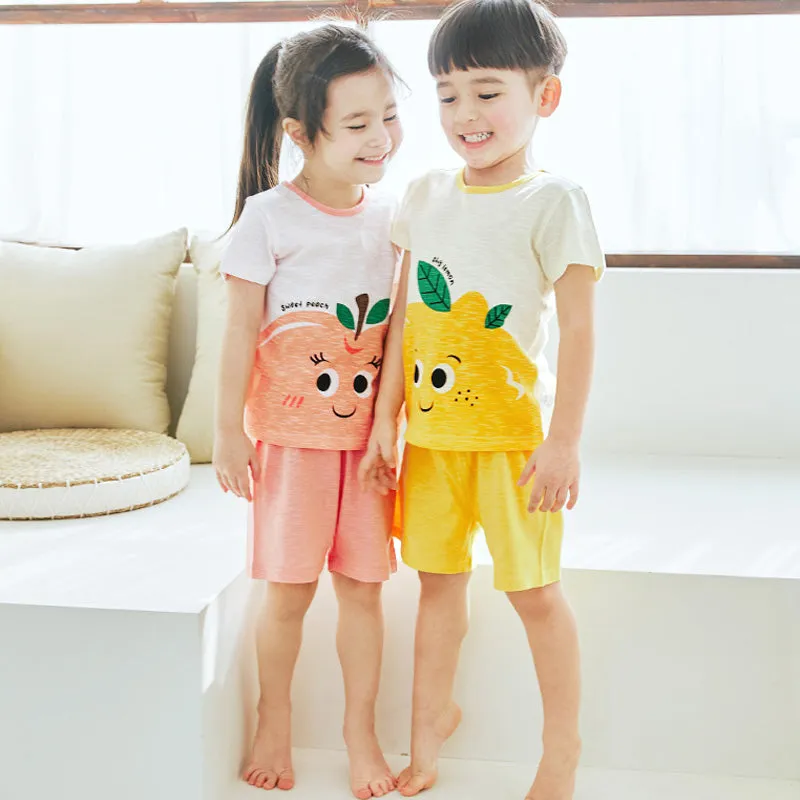 Refreshing Peach Short Sleeves Set 2407MK24