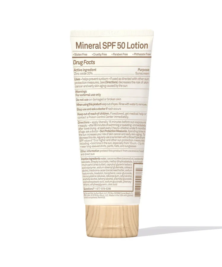 Sun Bum Baby Bum 50 SPF Mineral Sunscreen Lotion