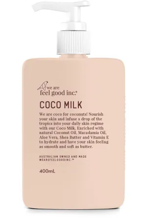 WE ARE FEEL GOOD 400ML 'COCO MILK' MOISTURISER