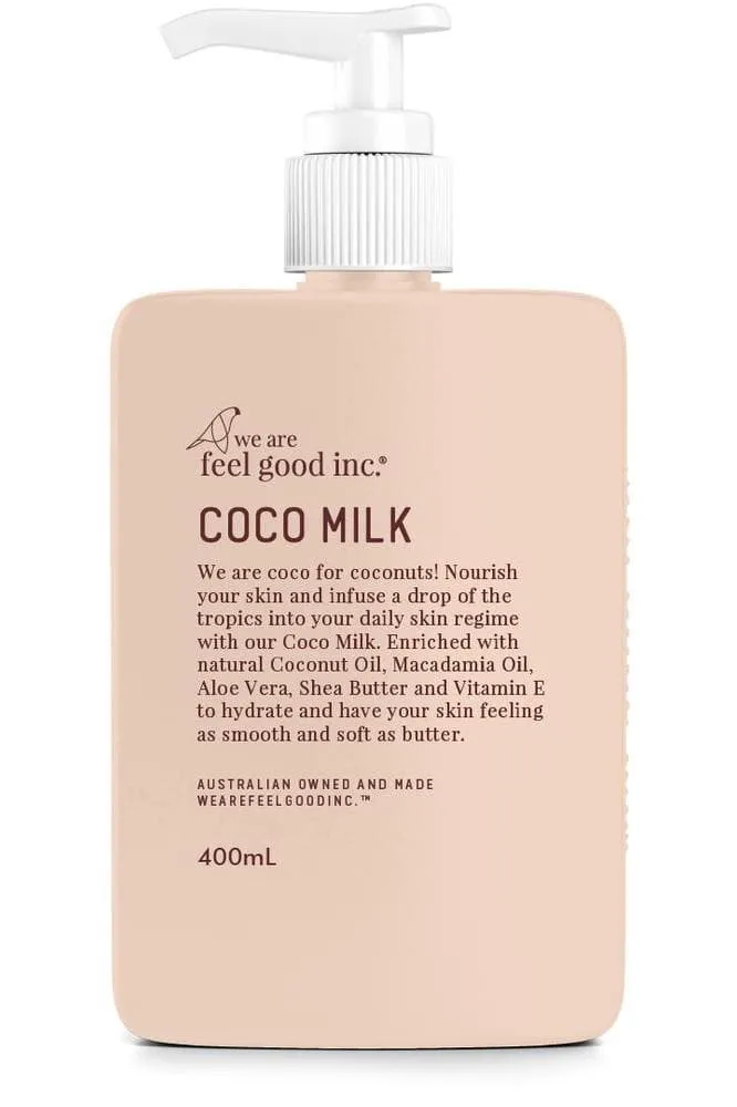 WE ARE FEEL GOOD 400ML 'COCO MILK' MOISTURISER