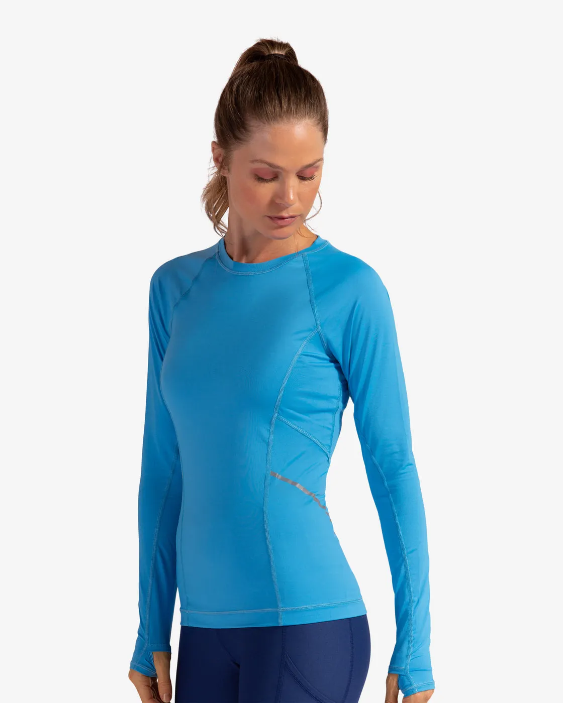 WOMEN'S REFLECTIVE WAIST TOP (2014) - Ocean Blue